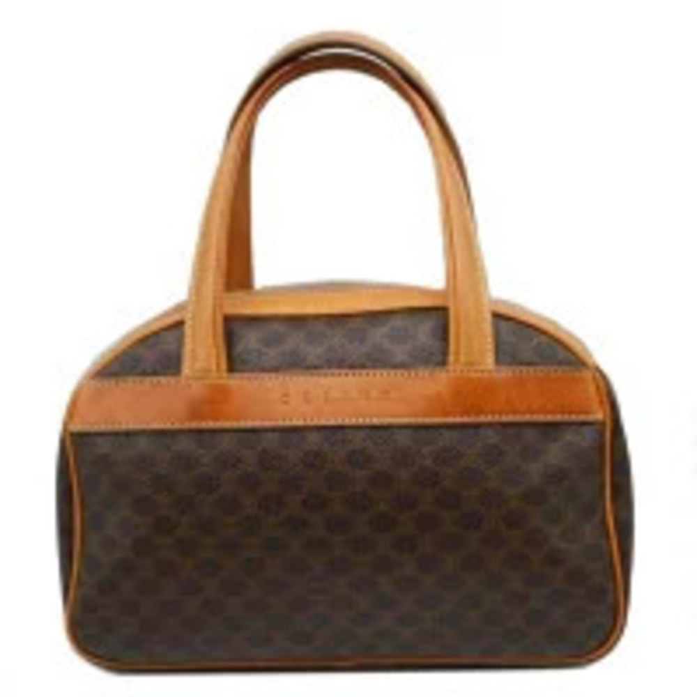 CELINE Macadam Leather Handbag AB